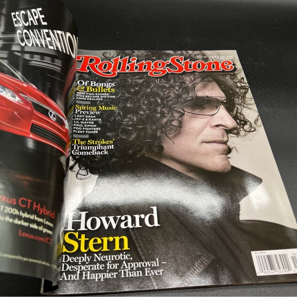 Rolling Stone Magazine Howard Stern Dual Cover Issue #1127 March 2011 - Picture 5 of 5